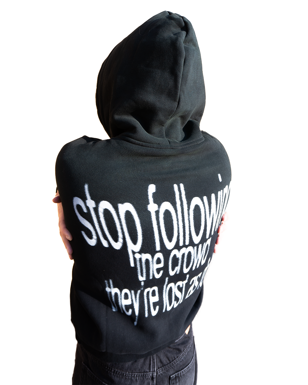 Lost AF Distressed Hoodie