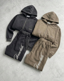 Hollow Zip Hoodie