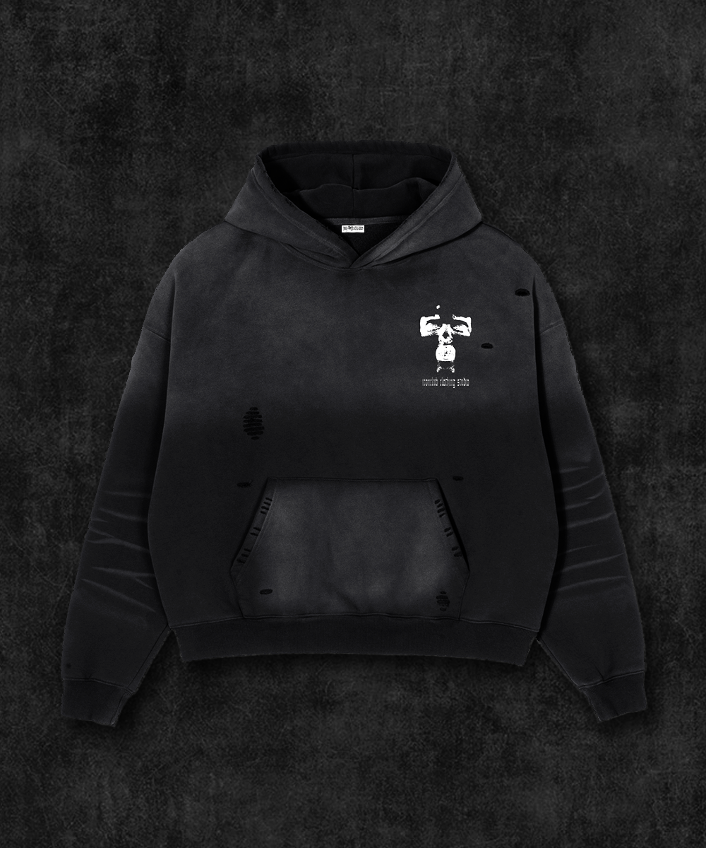 Lost AF Distressed Hoodie