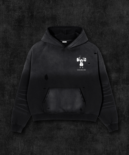 Lost AF Distressed Hoodie