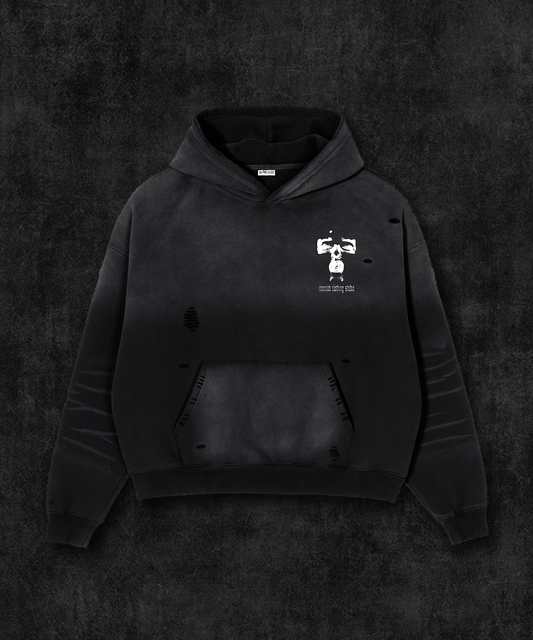 Lost AF Distressed Hoodie