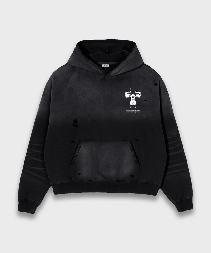 Lost AF Distressed Hoodie