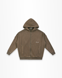 Hollow Zip Hoodie