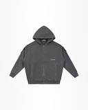 Hollow Zip Hoodie