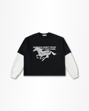 Horses Double Sleeve Tee