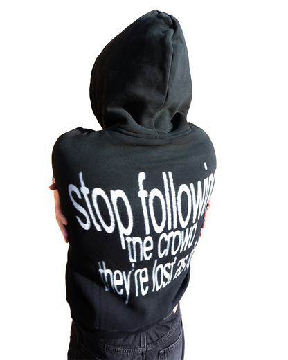 Lost AF Distressed Hoodie
